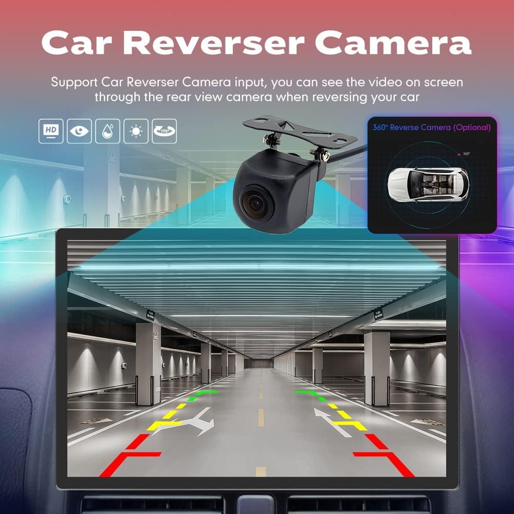 Kunfine Car CarPlay Android Auto Navigation Stereo GPS Radio Reverse Camera Display 13.1" QLED Touchscreen Headunit Tablet Pad Media Player For Peugeot 301 13-22 if Applicable Octa Core 6G+128G Silver