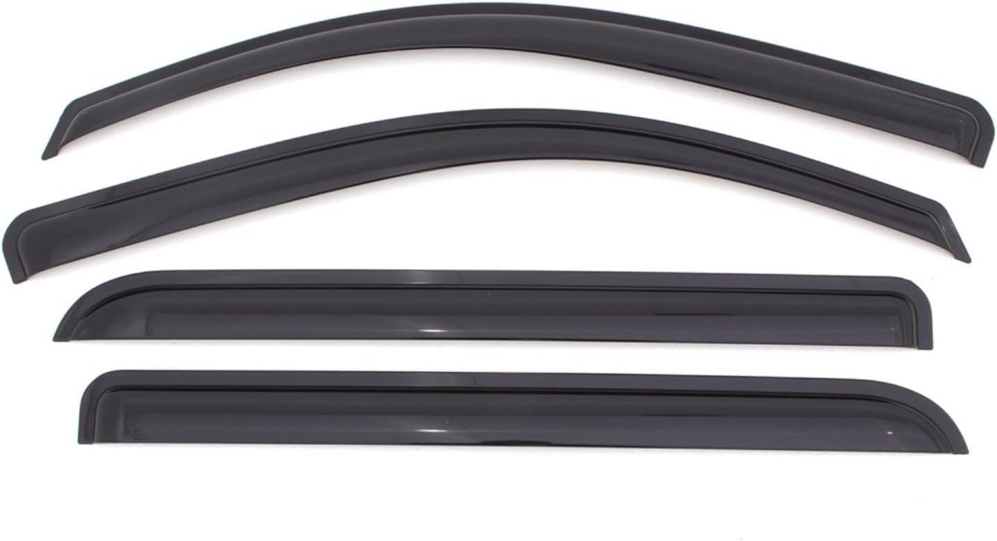 KPY Window Visor Compatible with 2000-2006 Toyota Tundra Access Cab, 4PC Rain Guard Side Window Vent Deflectors Tape-On Style, 2000 2001 2002 2003 2004 2005 2006 (Access Cab Only)