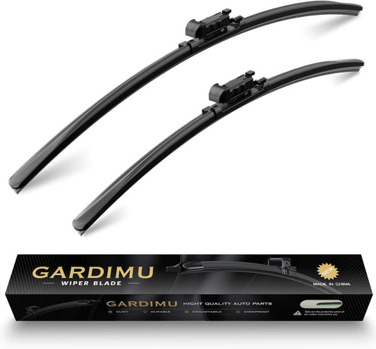 Front Rain Wiper Blades, 2-Piece Set for BMW 3 Series 320i 328i 328d 330i 330e 335i 340i 2014 2015 2016 2017 2018,Automotive Replacement Wiper Blades for Car Window