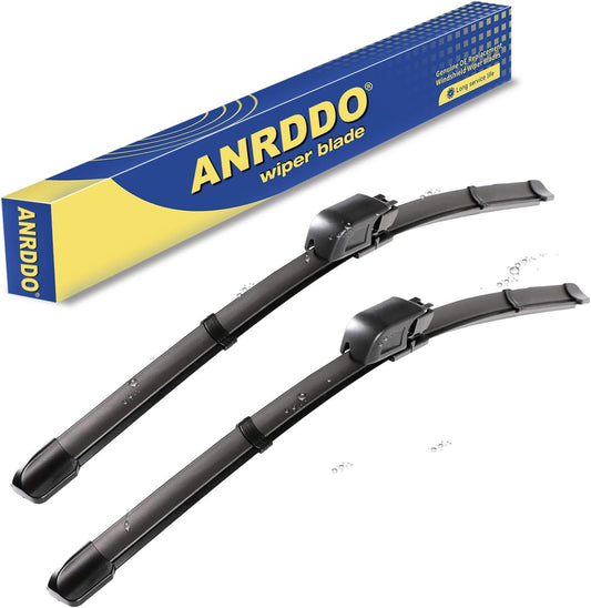 Wipers Replacement For MBZ C CLK Class CLK320 CLK500 CLK55 C230 C240 C280 C350 2003-2009 A8 S8 Original Equipment Replacement Windshield Wiper Blades Set 22"+22"(Set of 2) Pinch Tab