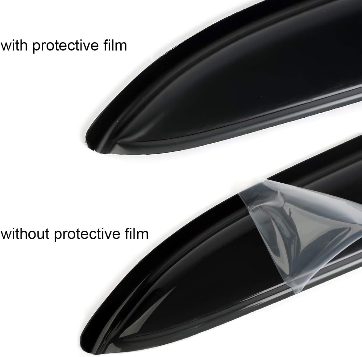 94843 Side Window Wind Deflector,4pc Outside Mount Style Nice Sun Rain Guards Set,Window Visor fit for 2006-2013 Chevy Impala,2014-2016 Chevrolet Impala Limited Model