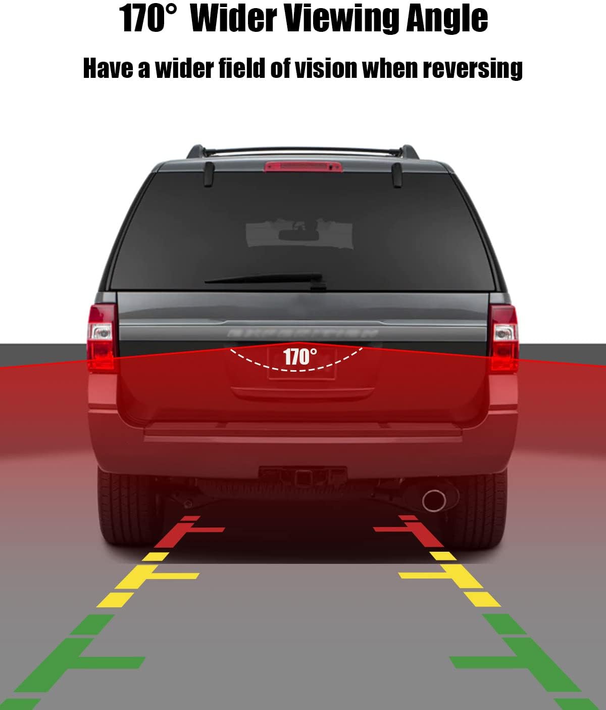 Rear View Backup Parking Assist Camera Fit for Ford Expedition 2015 2016 2017 Replaces FL1Z-19G490-A FL1Z-19G490-B