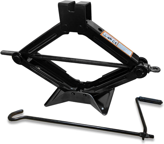 Scissor Car Jack, Scissor Jack with a Maximum Capacity of 2.0 Tons, Heavy Lifting Jack, Used for/SUV/MPV tire Repair and Replacement Tools, with Crank Handle (Hand Crank-2.0 tons)