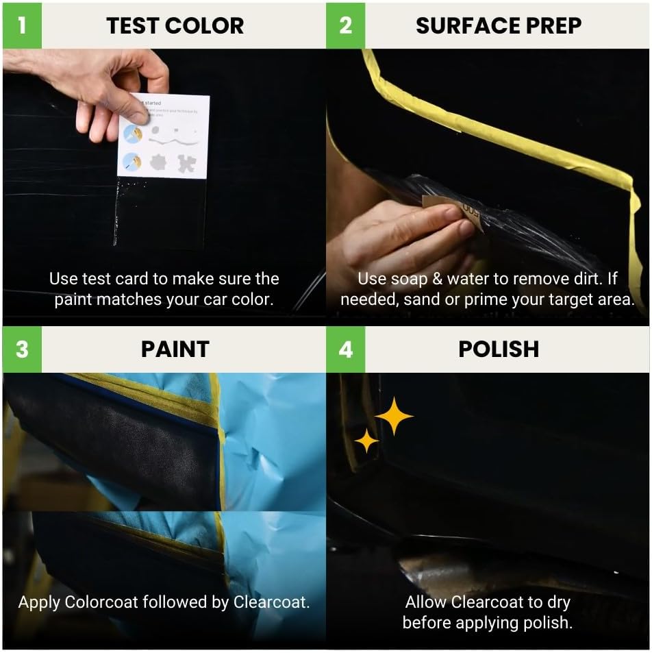 TouchUpDirect 8R3 Pacific Blue Metallic Compatible with Toyota Exact Match Touch Up Paint Aerosol - Preferred Kit