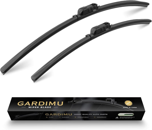 Front Windshield Wipers, 2-Piece Set for BMW Z4 28i 30i 35i M40i 2019 2020 2021 2022 2023 - Automotive Replacement Front Wiper Blades for Car Window