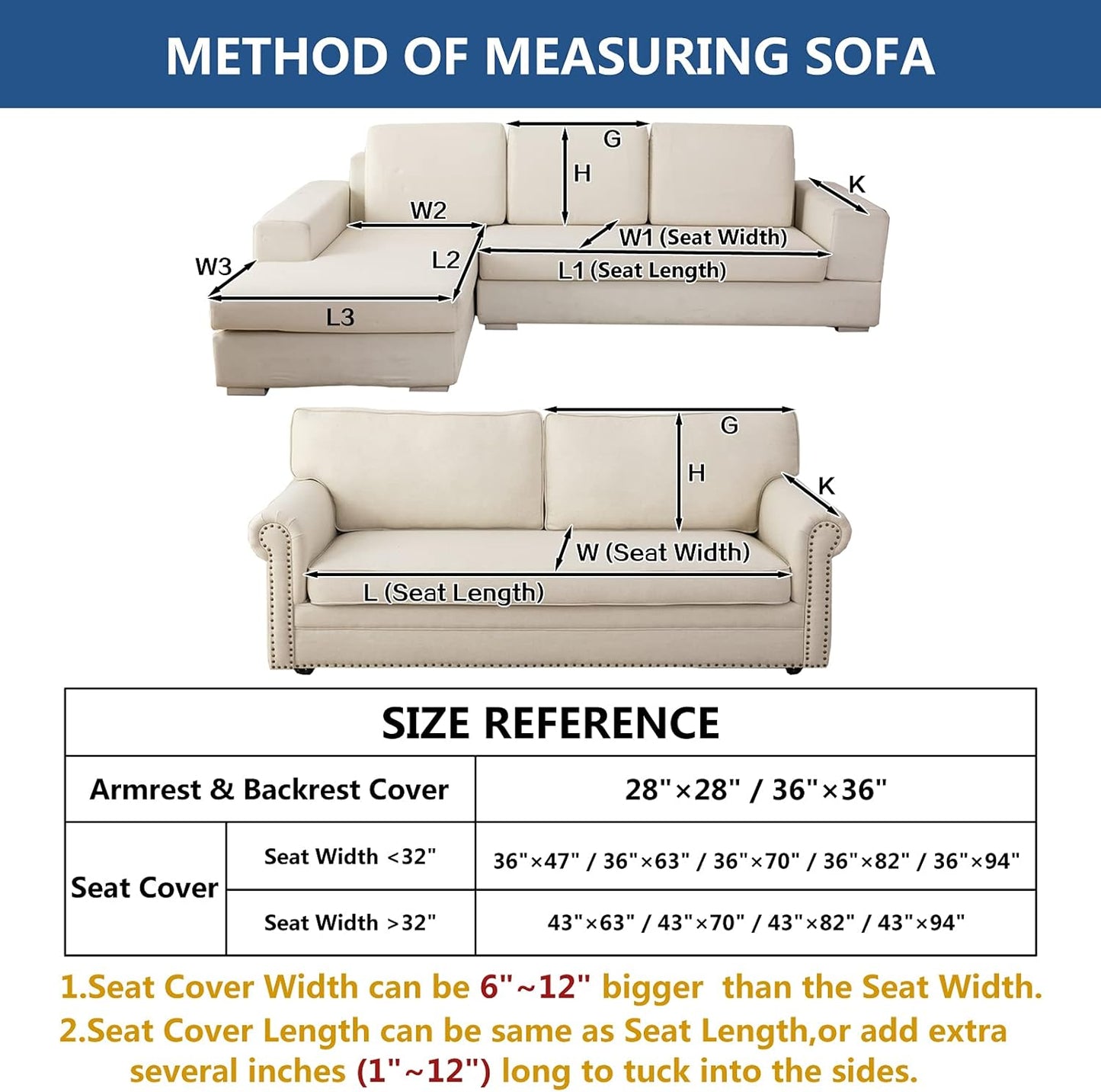 Eismodra Couch Cover,Sectional Couch Covers,Sofa Covers for 3 Cushion Couch,Anti-Slip Sofa Slipcovers for Dogs Cats Kids Loveseat Recliner L Shaped Armrest Backrest,Coffee 36''x36''(Only 1 Piece)