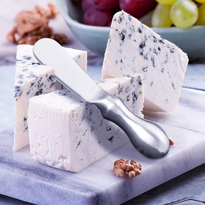 WoneNice Cheese Knife Set, 6-Piece Stainless Steel Knives for Charcuterie, Gift Ready