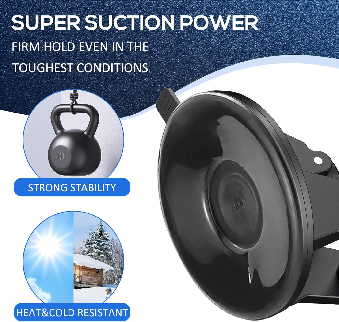 Super Radar Detector Mount,Super Car Windshield,Dashboard Suction Cup Bracket,Compatible with Rocky Mountain Phantom T,Escort,and Beltronics Radar Detector (For Escort Beltronics Rocky Mountain)