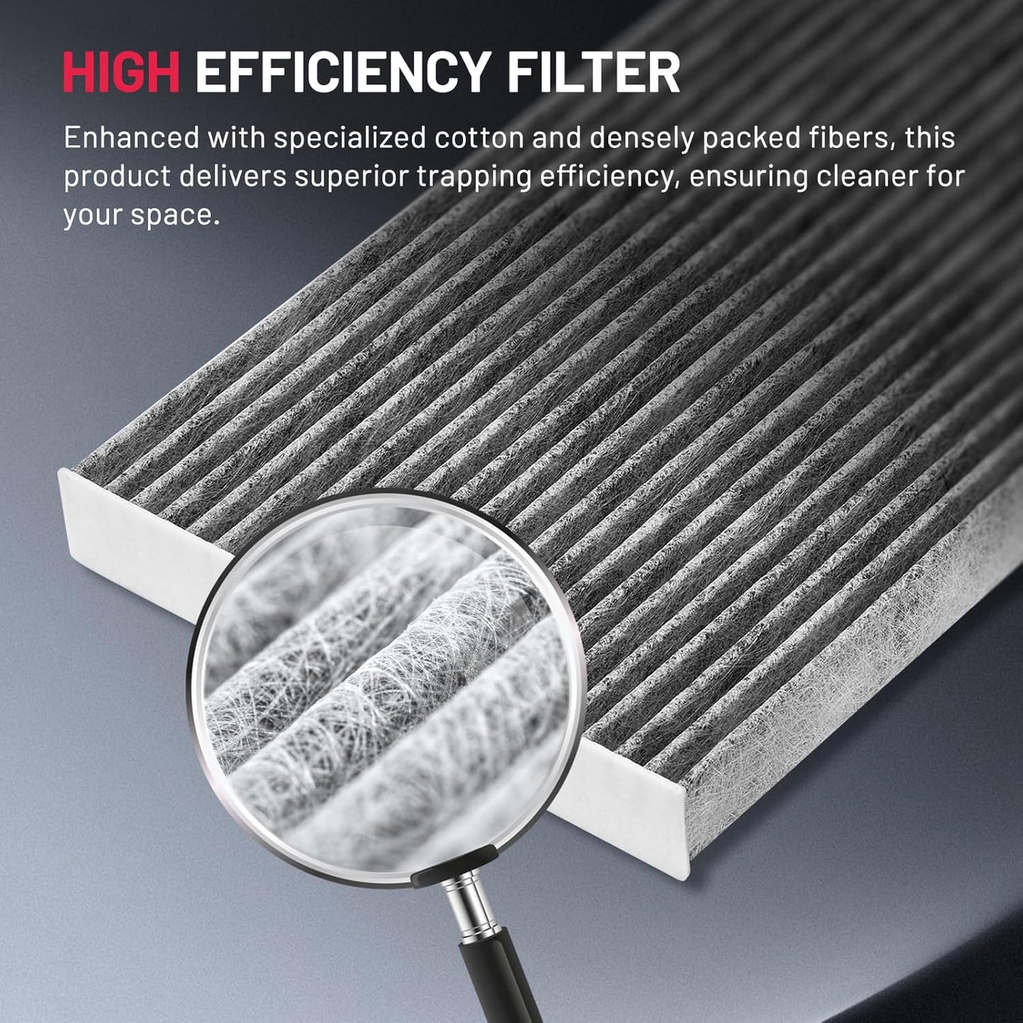BDFHYK CF10548 Cabin Air Filter with Activated Carbon Compatible with Ford 2007-2012 Escape, Compatible with Mercury 2007-2011 Mariner, Replace# CAF5685, CAF1844P, CAF1844P, CF1174
