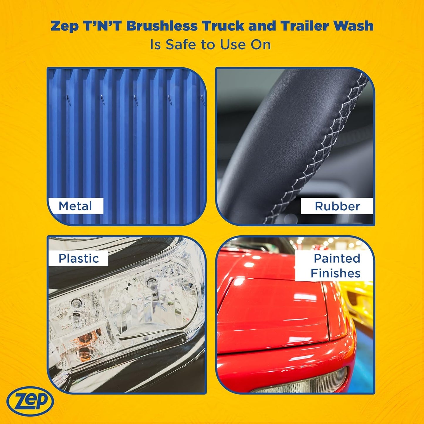 Zep T'N'T Truck and Trailer Wash - 1 Gallon (Case of 4) - 37624