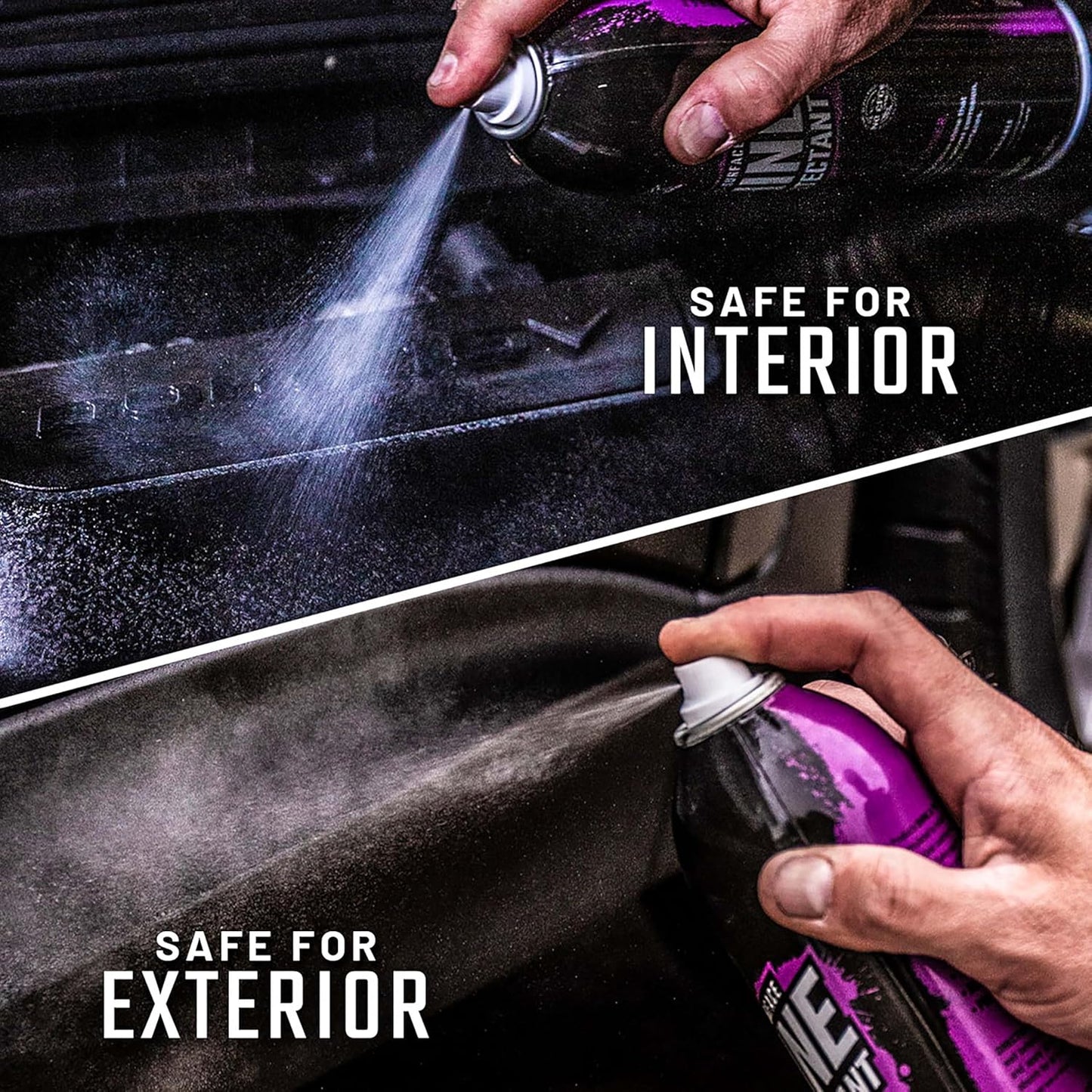 Slick Products Multi-Surface Shine & Protectant Spray – High Gloss Silicone-Based Aerosol for Interior & Exterior Plastic Vinyl Rubber – UV Protection, No Drip Formula, Smells Great, 17.35 fl oz
