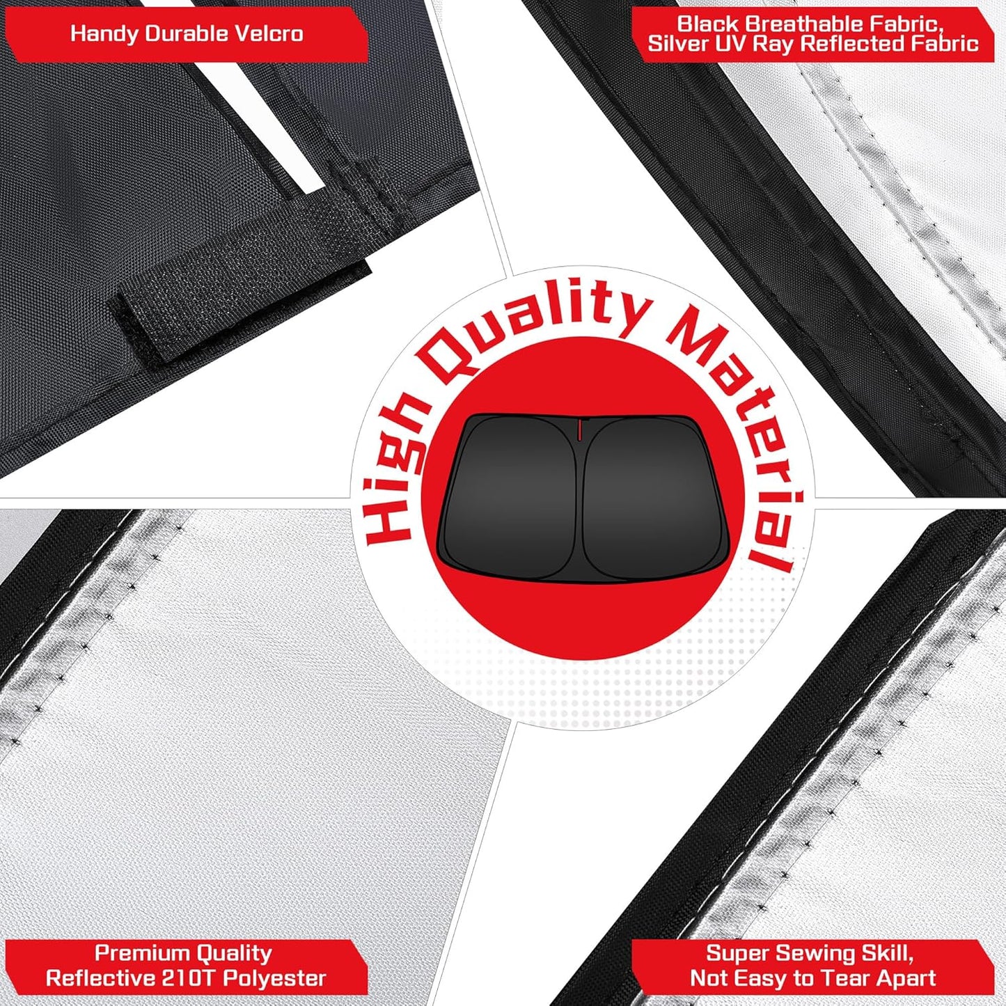 ARISMOTOR Windshield Sun Shade for Kia Sportage NQ5 2023-2025, Custom Fit Foldable Front Window Sunshade Sun Visor Protector, Block UV Rays Keep Your Car Cooler